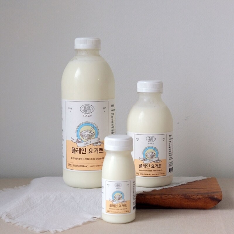 우유곳간,우유곳간 플레인 요거트 150ml 횡성 대광목장