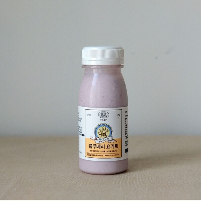 우유곳간,우유곳간 블루베리 요거트 150ml 횡성 대광목장