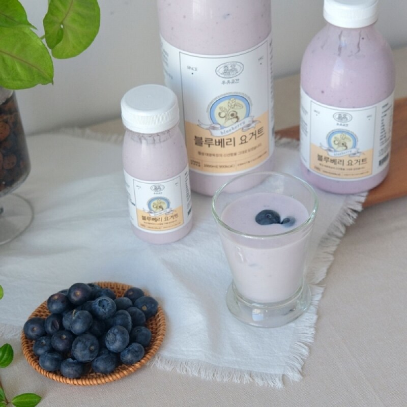 우유곳간,우유곳간 블루베리 요거트 150ml 횡성 대광목장